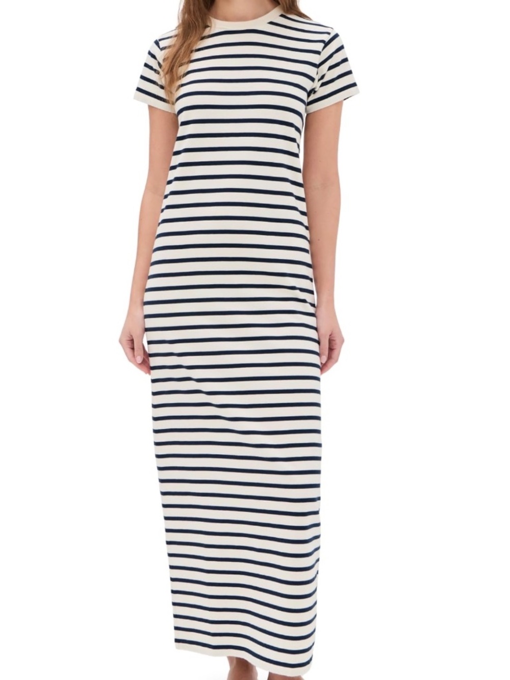 ANINE BING Women's Wynne Dress, Navy Stripe, S
